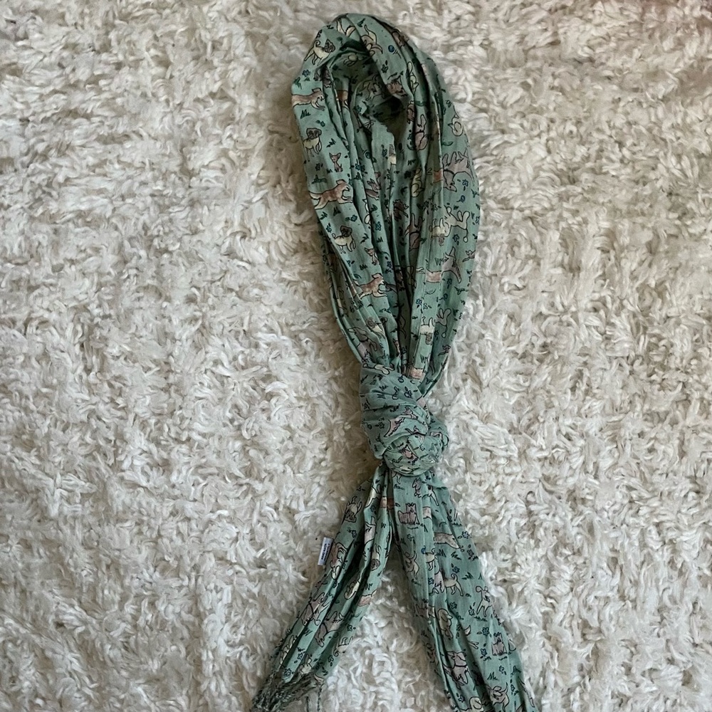 Anthropologie • Dog Printed Scarf